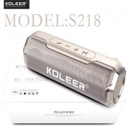 KOLEER S218 Bluetooth 5.0 Hi-Fi Sound Deep Bass AUX & SD Card Supported Portable Wireless Speaker With FM Radio